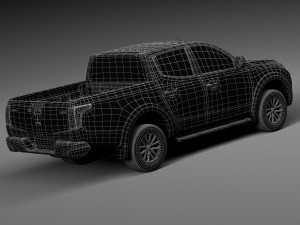 Mitsubishi L200 2016 Modelo 3D