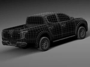 Mitsubishi L200 2016 3D Model