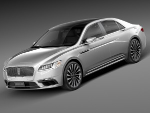 Lincoln Continental 2017 Modelo 3D