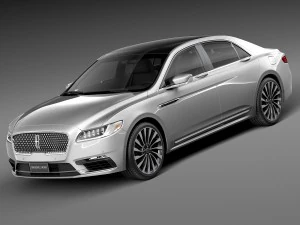Lincoln Continental 2017 3D Modell