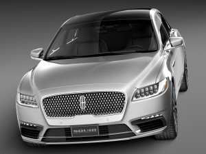 Lincoln Continental 2017 3D Модель