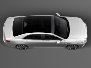 Lincoln Continental 2017 3D Модель