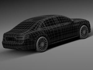 Lincoln Continental 2017 3D Модель