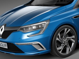 Renault Megane GT 2016 Modèle 3D