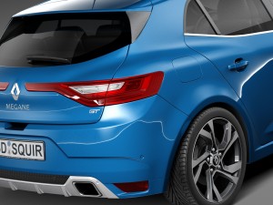 Renault Megane GT 2016 Modèle 3D