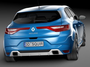 Renault Megane GT 2016 Modèle 3D