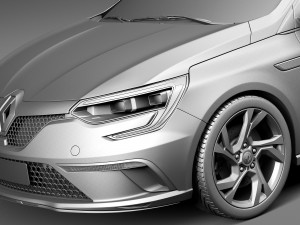Renault Megane GT 2016 Modèle 3D