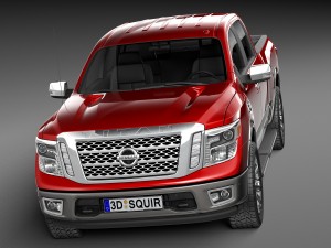Nissan Titan 2017 3D Model