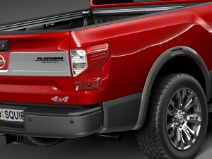 Nissan Titan 2017 3D Model