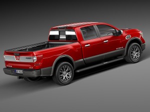 Nissan Titan 2017 3D Model