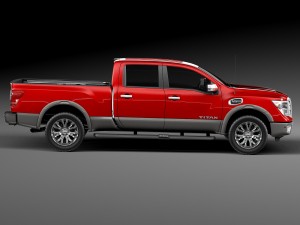 Nissan Titan 2017 3D Model