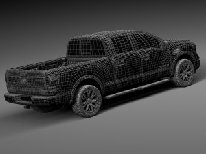 Nissan Titan 2017 3D Model