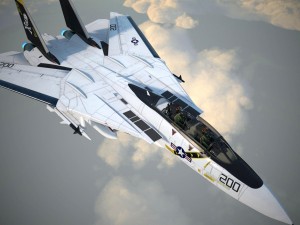 F-14a Tomcat VF-84 Jolly Rogers 1977 3D Model