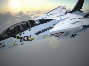 F-14a Tomcat VF-84 Jolly Rogers 1977 3D Model