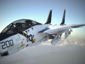 F-14a Tomcat VF-84 Jolly Rogers 1977 3D Model