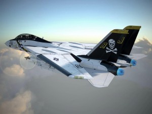 F-14a Tomcat VF-84 Jolly Rogers 1977 3D Model