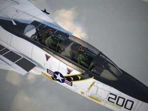 F-14a Tomcat VF-84 Jolly Rogers 1977 3D Model