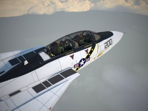F-14a Tomcat VF-84 Jolly Rogers 1977 3D Model
