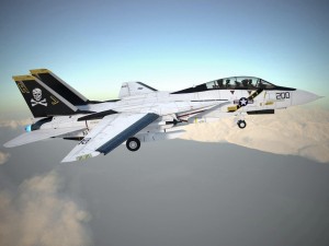 F-14a Tomcat VF-84 Jolly Rogers 1977 3D Model
