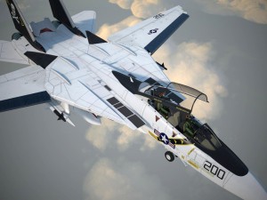 F-14a Tomcat VF-84 Jolly Rogers 1977 3D Model