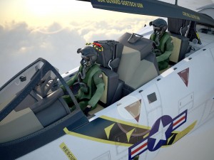 F-14a Tomcat VF-84 Jolly Rogers 1977 3D Model