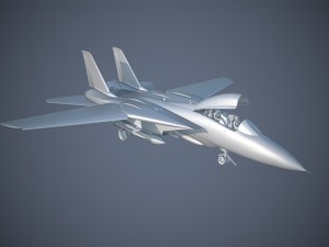 F-14a Tomcat VF-84 Jolly Rogers 1977 3D Model