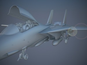 F-14a Tomcat VF-84 Jolly Rogers 1977 3D Model