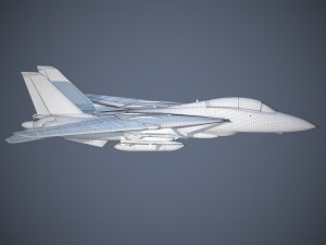 F-14a Tomcat VF-84 Jolly Rogers 1977 3D Model