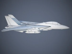 F-14a Tomcat VF-84 Jolly Rogers 1977 3D Model