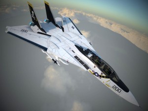 F-14a Tomcat VF-84 Jolly Rogers 1977 3D Model