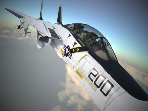 F-14a Tomcat VF-84 Jolly Rogers 1977 3D Model