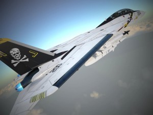 F-14a Tomcat VF-84 Jolly Rogers 1977 3D Model