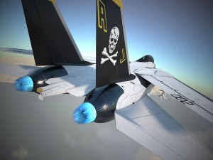F-14a Tomcat VF-84 Jolly Rogers 1977 3D Model
