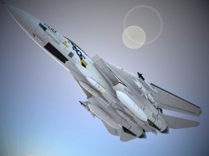F-14a Tomcat VF-84 Jolly Rogers 1977 3D Model