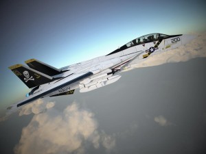F-14a Tomcat VF-84 Jolly Rogers 1977 3D Model