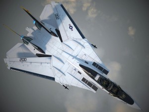 F-14a Tomcat VF-84 Jolly Rogers 1977 3D Model