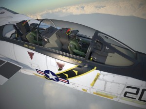 F-14a Tomcat VF-84 Jolly Rogers 1977 3D Model