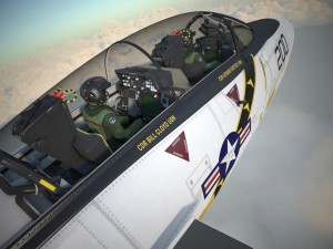 F-14a Tomcat VF-84 Jolly Rogers 1977 3D Model