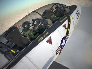 F-14a Tomcat VF-84 Jolly Rogers 1977 3D Model