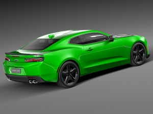 Chevrolet Camaro LT1 2017 3D Model