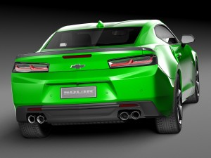 Chevrolet Camaro LT1 2017 3D Model