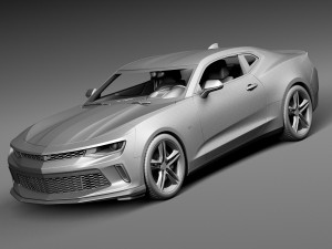 Chevrolet Camaro LT1 2017 3D Model