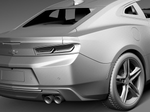 Chevrolet Camaro LT1 2017 3D Model