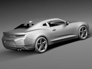 Chevrolet Camaro LT1 2017 3D Model
