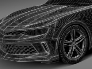 Chevrolet Camaro LT1 2017 3D Model