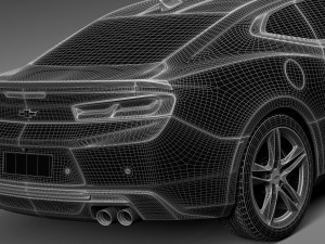 Chevrolet Camaro LT1 2017 3D Model