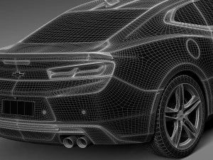 Chevrolet Camaro LT1 2017 3D Model