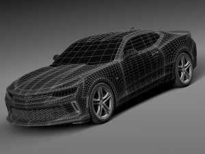 Chevrolet Camaro LT1 2017 3D Model