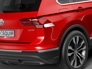 Volkswagen Tiguan 2017 Modelo 3D