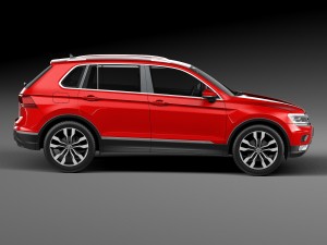 Volkswagen Tiguan 2017 Modelo 3D